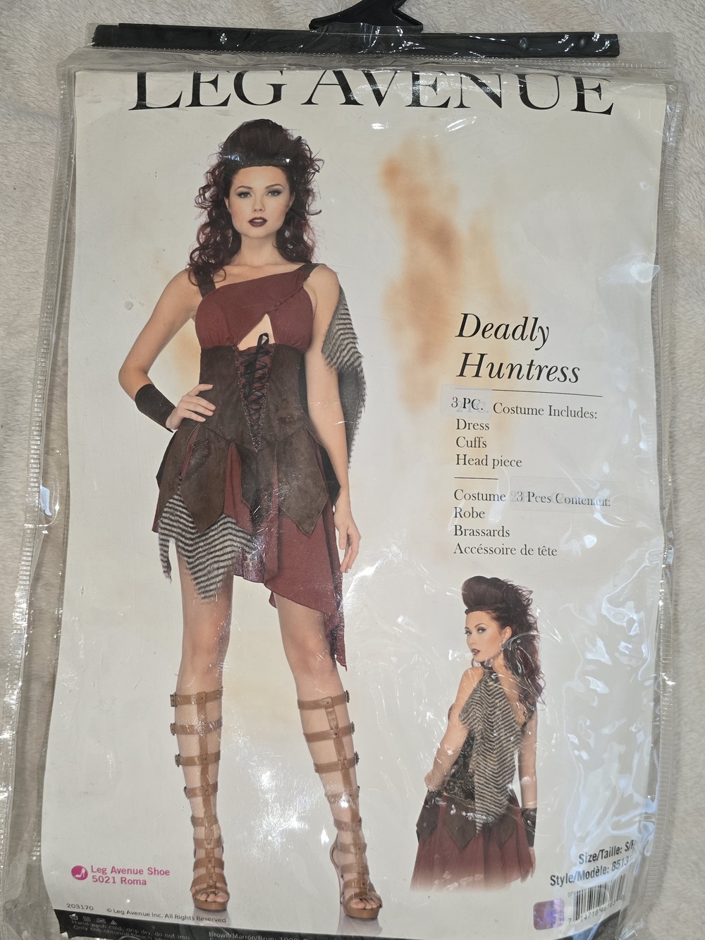 Deadly Huntress Adult Women's Costume Halloween S/M Renaissance